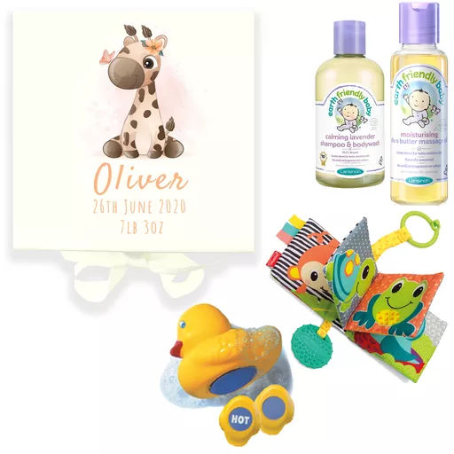 Giraffe Baby Keepsake Box Gift 2