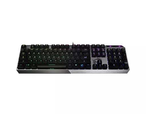 MSI VIGOR GK50 LOW PROFILE Mechanical Gaming Keyboard 'UK-Layout, KAILH Low-Profile Switches, Multi-Layer RGB LED Backlit, Tactile, Floating Key Design'