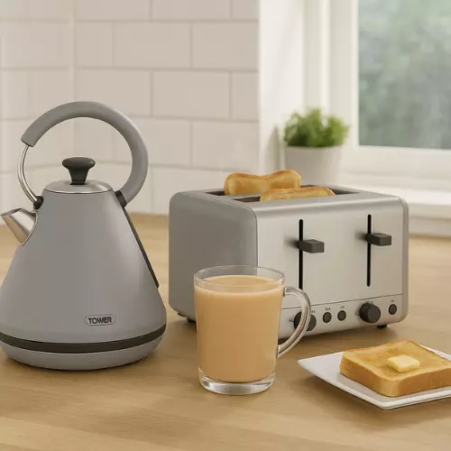 Tower home products styled in a modern kitchen