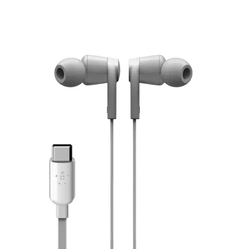 Belkin ROCKSTAR Headphones Wired In-ear Calls/Music USB Type-C White