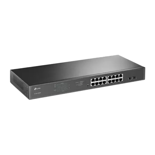 TP-Link JetStream 16-Port Gigabit Easy Smart PoE/PoE+ Switch