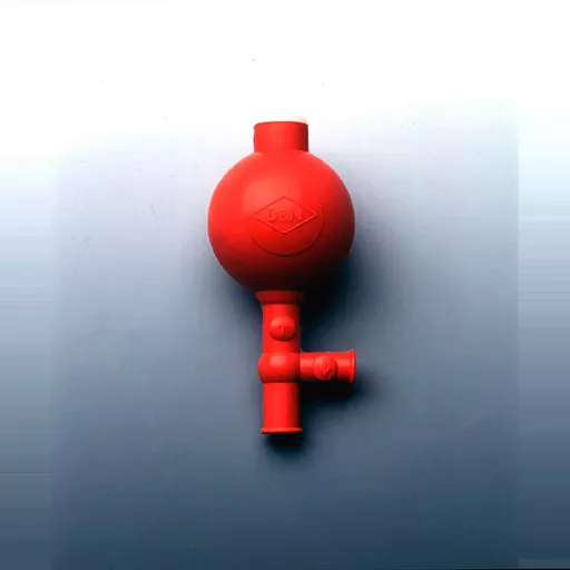 Pipette Bulb Filler Red PK5