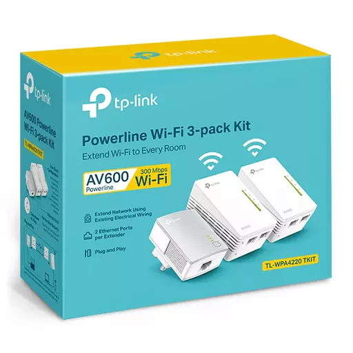 TP-Link Powerline 600 Wi-Fi 3-pack Kit