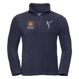 UniversityOfKent_Taekwondo_QuarterZipFleece_Navy_Front.png