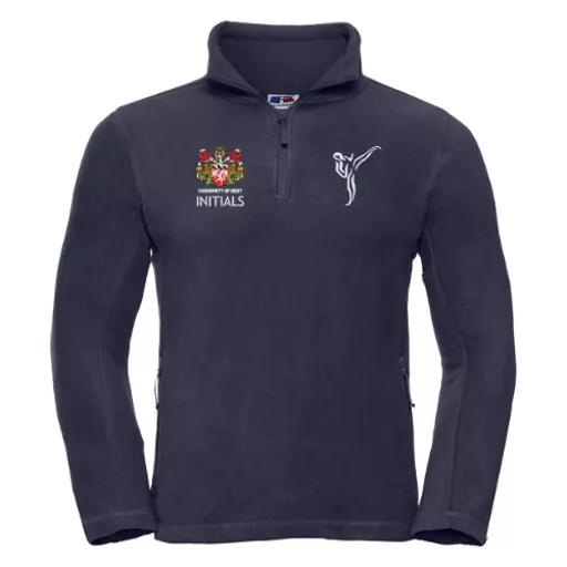 UniversityOfKent_Taekwondo_QuarterZipFleece_Navy_Front.png