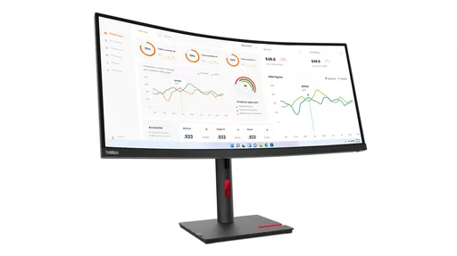 Lenovo ThinkVision T34w-30 LED display 86.4 cm (34") 3440 x 1440 pixels Wide Quad HD Black