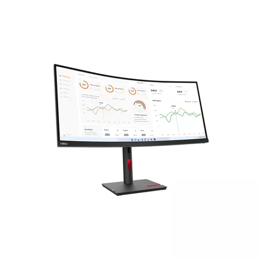 Lenovo ThinkVision T34w-30 LED display 86.4 cm (34") 3440 x 1440 pixels Wide Quad HD Black