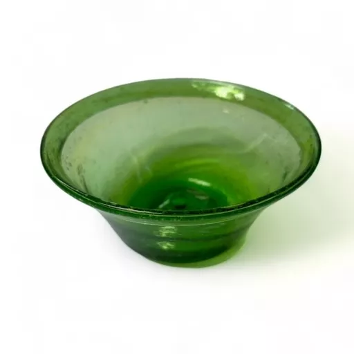 Green Glass Bowl