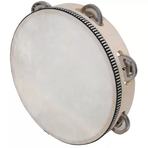 Chord Headed Tambourine 20cm (8