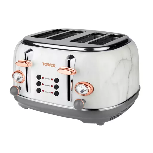 Marble 4 Slice S/S Toaster