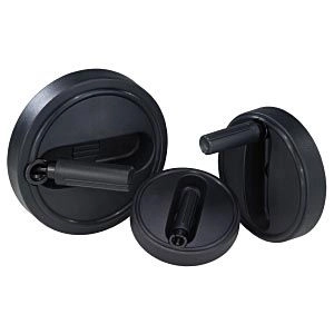 K0258 - Handwheels With Foldaway Grip In Plastic Diameter 80-160mm
