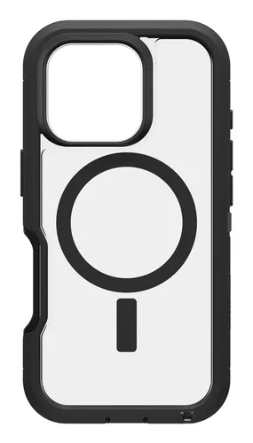 OtterBox Defender Series XT - Back cover for mobile phone - rugged - MagSafe compatibility - plastic - dark side (clear / black) - for Apple iPhone 16 Pro