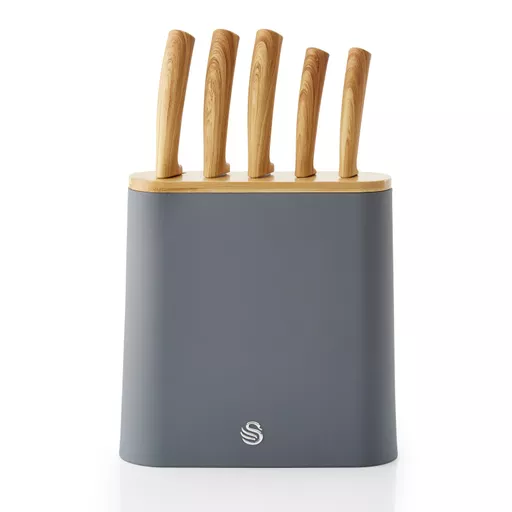 Swan Nordic 5 Piece Knife Block