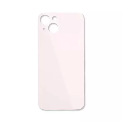 Back Glass (Big Hole) (No Logo) (Pink) (CERTIFIED) - For iPhone 13 Mini