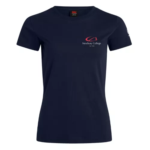 Newbury College Staff Womens Plain Cotton Tee