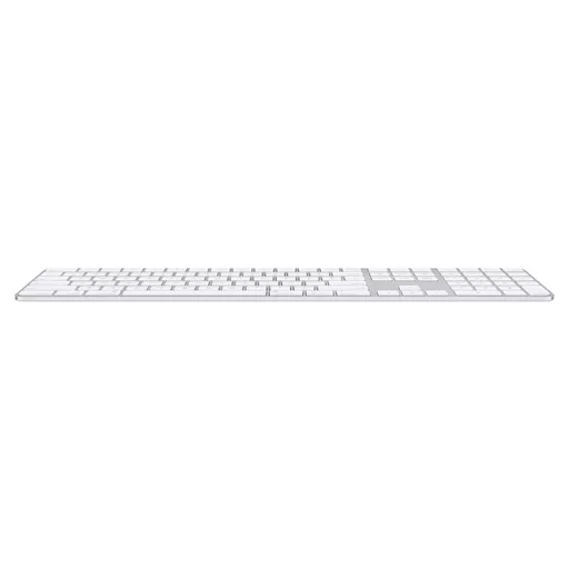 Apple Magic keyboard USB + Bluetooth Danish Aluminium, White