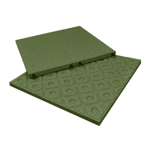 Rubbertech EcoTred 500 Rubber Promenade Tile Green.jpg