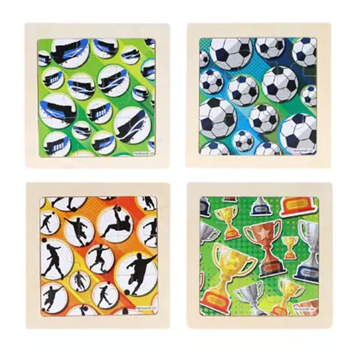 Wooden Puzzle - Football - Box of 48