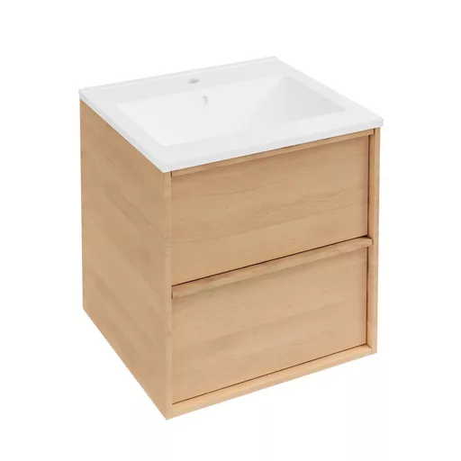 Ravensbourne 500 Wall Hung Drawer Unit Natural Oak