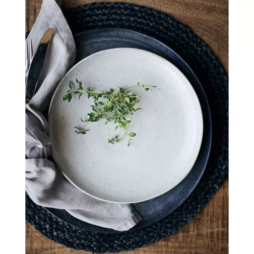 Lunch plate, Pion, Grey/White