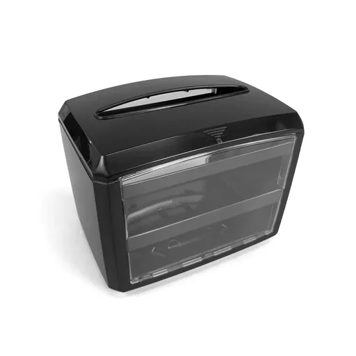 Interfold Napkin Dispenser Black