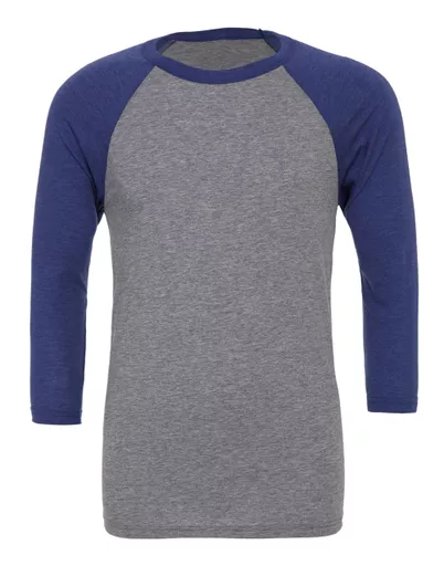 Canvas Unisex 3/4 Sleeve Baseball Tee