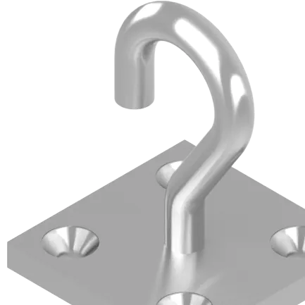 Catenary Wire Wall Hook Plates