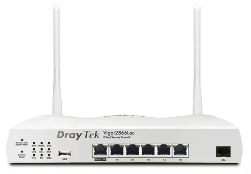 Draytek Vigor 2866Lac wireless router Gigabit Ethernet Dual-band (2.4 GHz / 5 GHz) 4G White