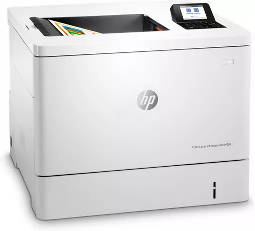 HP Color LaserJet Enterprise M554dn Printer, Print, Front-facing USB printing; Two-sided printing