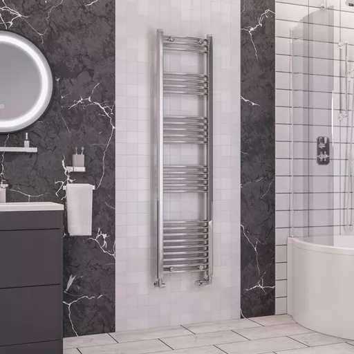 Wendover Curved Multirail 1600 x 400 Chrome