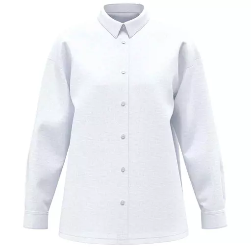 Spasso Ladies Long Sleeve Oversized Linen Shirt