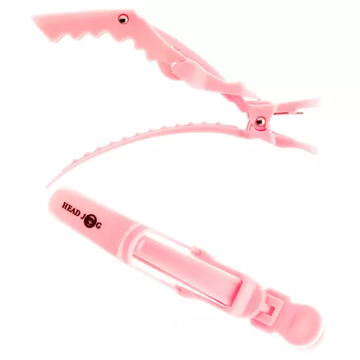 Head Jog Dino Klipz Pink (Box of 4)