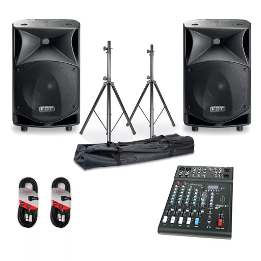 FBT JMaxX 112A with Mixer & Stand Bundle