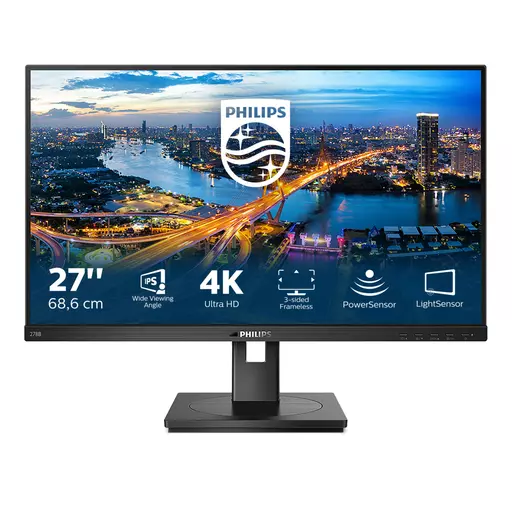 Philips B Line 278B1/00 LED display 68.6 cm (27") 3840 x 2160 pixels 4K Ultra HD Black