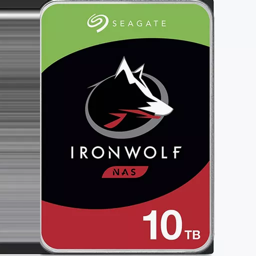 Seagate IronWolf ST10000VN000 internal hard drive 10 TB 7200 RPM 256 MB 3.5" Serial ATA III