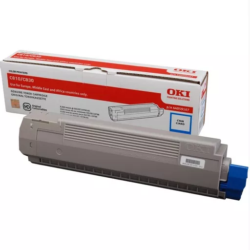 OKI 44059107 Toner cyan, 8K pages ISO/IEC 19798 for OKI C 800