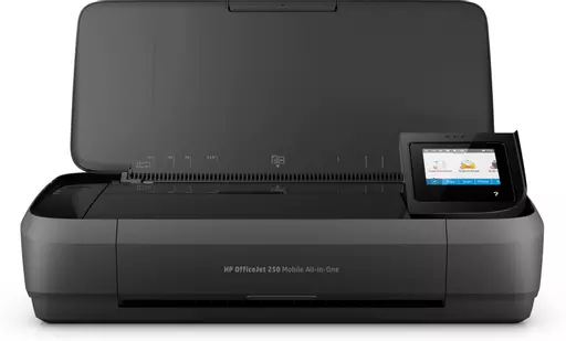 HP OfficeJet 250 Mobile All-in-One Printer, Color, Printer for Small office, Print, copy, scan, 10-sheet ADF