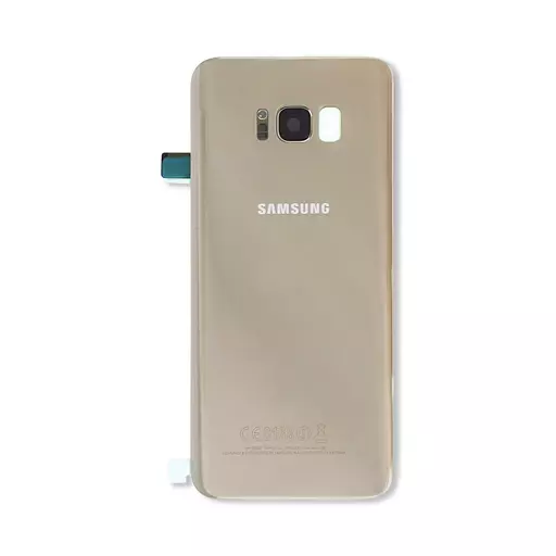 Back Cover w/ Camera Lens (Service Pack) (Gold) - For Galaxy S8+ (G955)