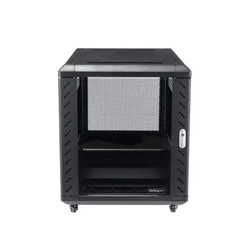 StarTech.com 12U Knock-Down Server Rack Cabinet with Casters - 29 in. Deep