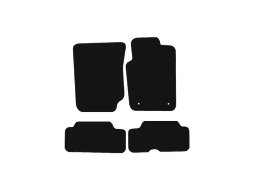 Mitsubishi L200 Double Cab 2006-2015 Tailored 3mm Rubber Mats