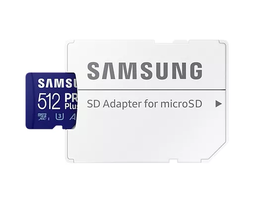 Samsung PRO Plus 512 GB MicroSDXC UHS-I Class 10