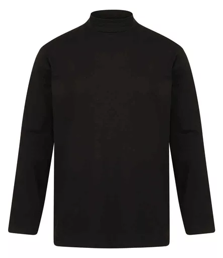 Henbury Long Sleeve Roll Neck Top