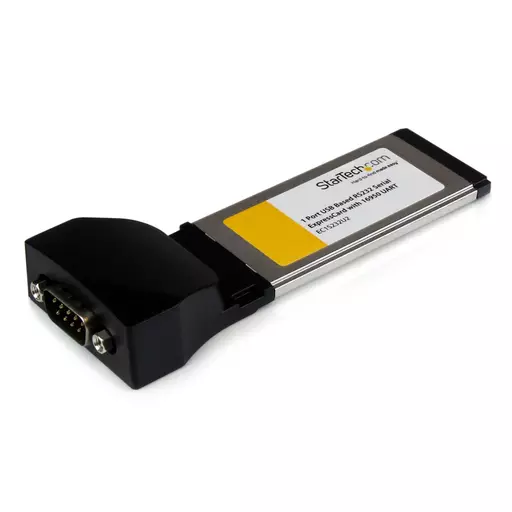 StarTech.com 1 Port ExpressCard to RS232 DB9 Serial Adapter Card w/ 16950 - USB Based