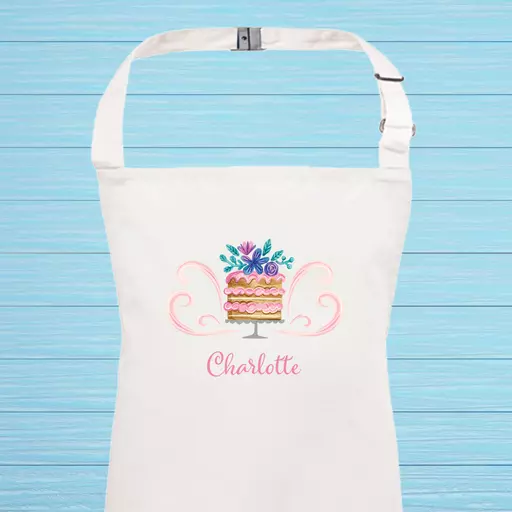 Personalised Kids Cake on Stand Apron