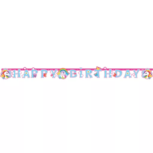 Unicorn Letter Banner