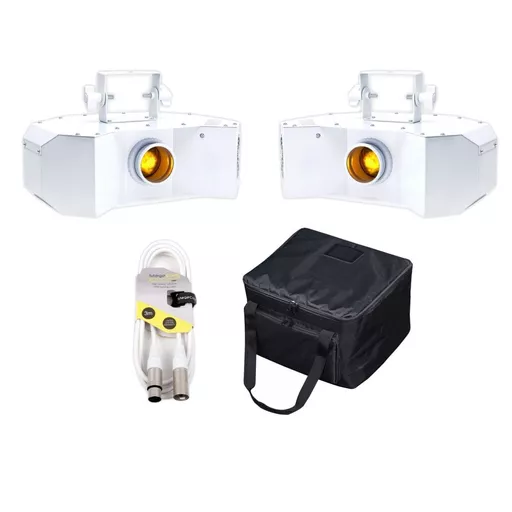 Equinox Helix XP White Twin Pack with Padded Bag Bundle