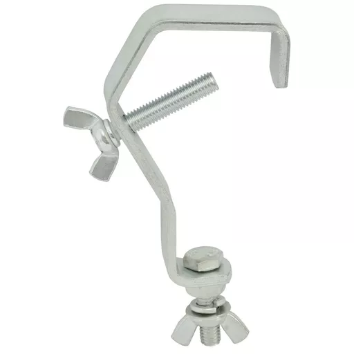 QTX G Shape Mounting Hook for Light Effects - Silver
