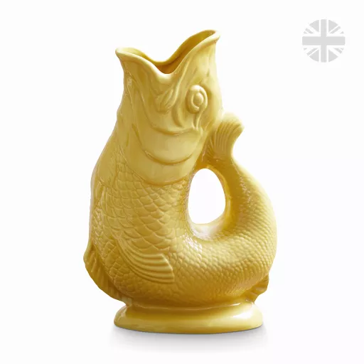 The Wade Fish Jug in Yellow 1.2 Litre