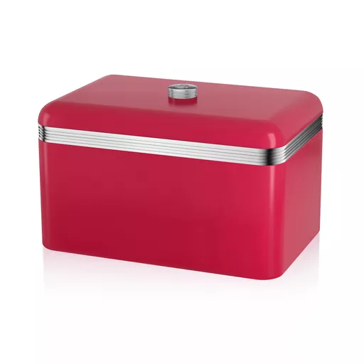 Retro Bread Bin Red
