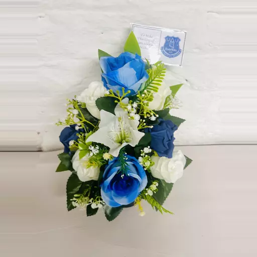 FOOTBALL TEAM GRAVE POT TRIBUTE - ANY TEAM/COLOUR